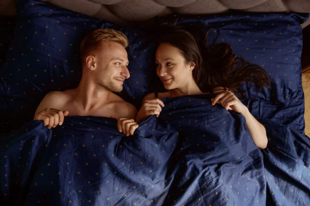 couple in bed
