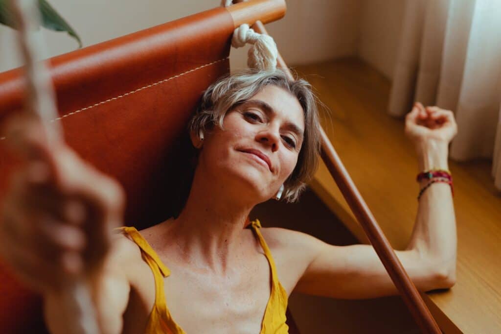 middle aged woman