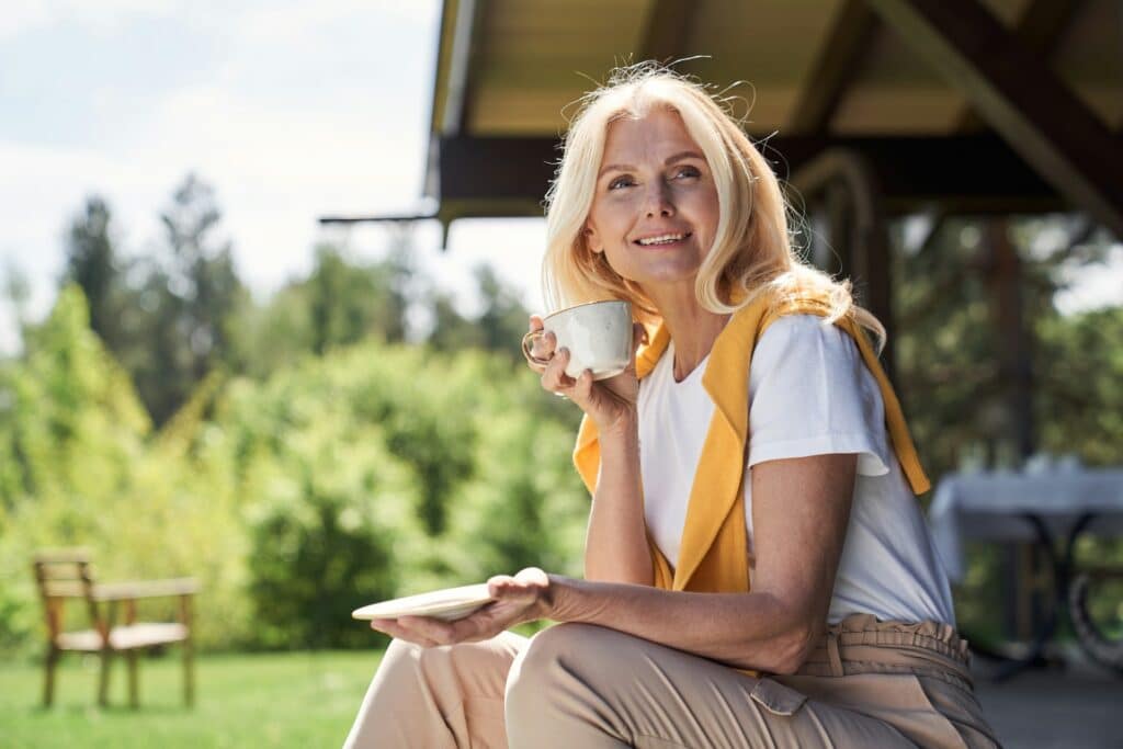 middle-aged woman