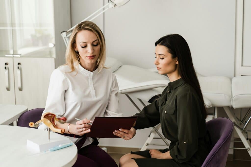 female gynecologist